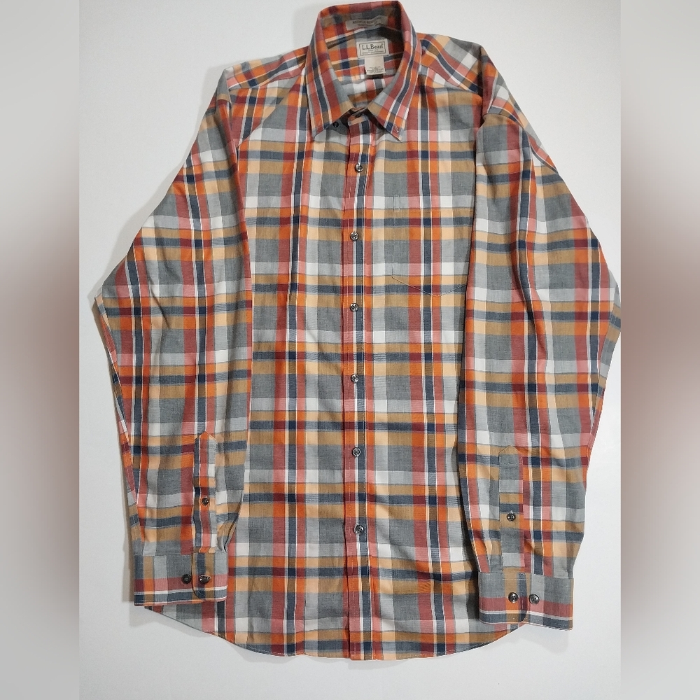 L.L. Bean men's size large button down.